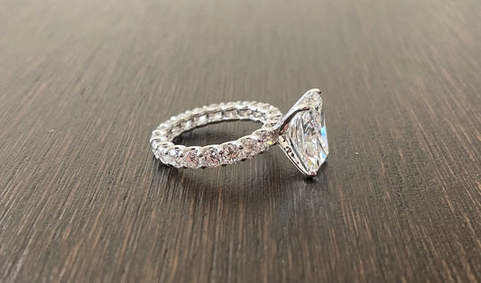 5.00 Carat Lab Grown Radiant Diamond Ring – E / VVS2 – IGI Certified